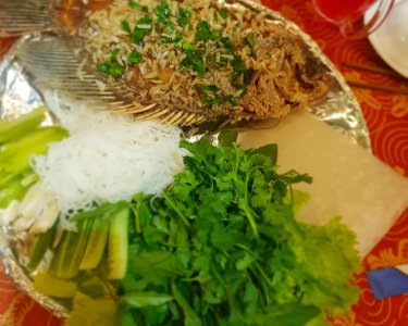 Cá Tai Tượng chiên xù