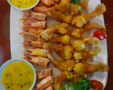 Tôm Sú xốt chanh dây